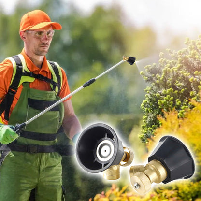 Högtrycks luftvirvelsprutmunstycke för jordbruksapplikationer