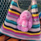 🐰60% RABATT NU! 🏆 Handgjorda mjuka kaninpompomberlocker – Söt design, premiumgarn och perfekt för väskor/nycklar 🎀