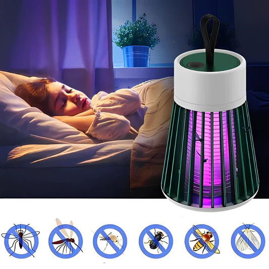 2025 Ny elektrisk chock mygg mygglampa inomhus utomhus USB -laddning myggavvisande myggsläckningslampa （Köp 2 gratis frakt）