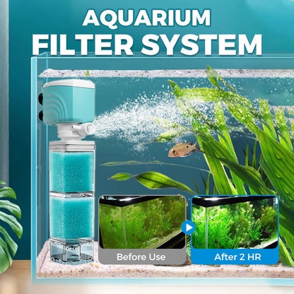 Automatisk akvariumfiltersystem