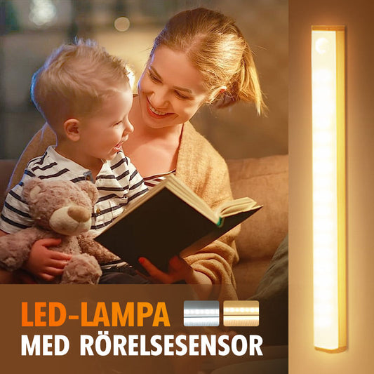 ✨ Trådlös LED-belysning med rörelsesensor – magnetfäste för garderob, kök & hem 💡