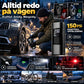 🚗 TIDSBEGRÄNSAT ERBJUDANDE + FRI FRAKT! Multifunktionell luftpump med powerbank, LED-ficklampa och SOS-ljus – för bil, MC och cykel