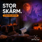 🎃 Skapa en skrämmande Halloweenvärld hemma – uppslukande projektor för magiska ljuseffekter