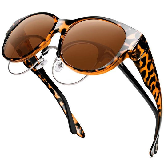 🕶️2025 Nya Överdimensionerade Cat Eye Solglasögon☀️Polariserat UV400-skydd
