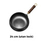 🍳 Ju mer du använder den, desto bättre blir den – obelagd järnpanna med naturlig non-stick-effekt