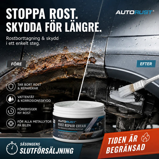 🚗 Pensla direkt på rostiga bilmetallytor – reparationspasta som hjälper till att återställa och skydda metallen