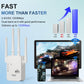 🎁 Sista dagen med 50 % rabatt! 🔥 WiFi-repeater 2026, dual band 1200 Mbit/s (5 GHz/2,4 GHz), signalförstärkare, täckning på 930 m² och 50 enheter, med Ethernet-port.