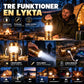 🏕️ 50% RABATT! Solcellsdriven hopfällbar 2‑i‑1‑lampa – bordslampa & ficklampa för camping, grillkvällar och utomhusfester 🔦