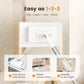 ⭐ 50% RABATT NU! 🔧 Extendable Telescopic Disposable Flat Clip Mop – 360° svängbart huvud, lätt & teleskopiskt skaft – perfekt för en snabb och hygienisk golvrengöring ✨