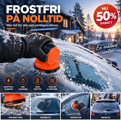❄️ BEGRÄNSAD TID – 50 % RABATT! Skrapa bort is från bilrutorna med mindre ansträngning – uppladdningsbar elektrisk isskrapa med LCD-display