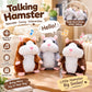 🐹 KÖP 2 – FÅ 1 GRATIS! Upprepar allt du säger och skakar på huvudet – rolig talande hamster i plysch för barn och vuxna 🎁