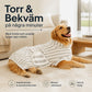 ✨ Mer komfort för din hund – mjuk badrock som suger upp vatten och håller värmen