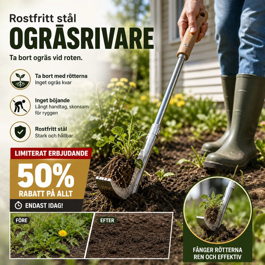 🌿 Rensa fogar enkelt – ogräsrensare för sprickor, plattor och trädgårdsytor