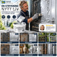 🔥 Vattenbaserad metallisk silverfärg för utomhusbruk, rostskyddande och förnyar metall 🎨🛡️🌧️✅💥
