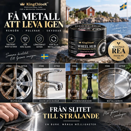 🎁 KÖP 1 – FÅ 1 GRATIS! 🔥 Ge metallen sin glans tillbaka – allround polerpasta för rost, oxidation och matt yta