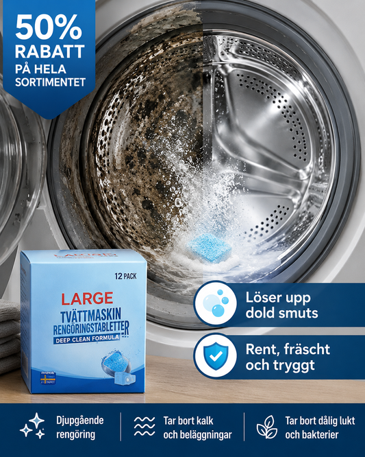 🤢 Ren på ytan räcker inte – djuprengöring med brustabletter