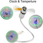 USB-fläkt med LED-klockbelysning