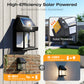 ☀️ 50 % RABATT! Lys upp automatiskt utan sladdar eller elkostnader – solcellsdriven vägglampa med rörelsesensor och IP65-vattenskydd