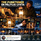 🏕️ 50% RABATT! Solcellsdriven hopfällbar 2‑i‑1‑lampa – bordslampa & ficklampa för camping, grillkvällar och utomhusfester 🔦