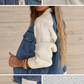 🧥 Enkel denimstil med unik känsla – spliced-design jacka för en modern vardagslook