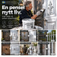 🔥 Vattenbaserad metallisk silverfärg för utomhusbruk, rostskyddande och förnyar metall 🎨🛡️🌧️✅💥