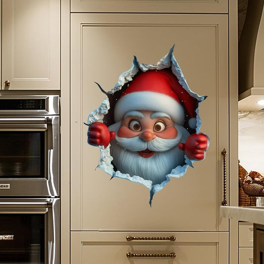 🎄 50 % RABATT! Förvandla väggen till en julscen – 3D-julklistermärken med stark djupkänsla