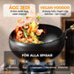 🍳 Ju mer du använder den, desto bättre blir den – obelagd järnpanna med naturlig non-stick-effekt