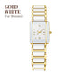 Fashion Ceramic Square Quartz Watch, klocka för par