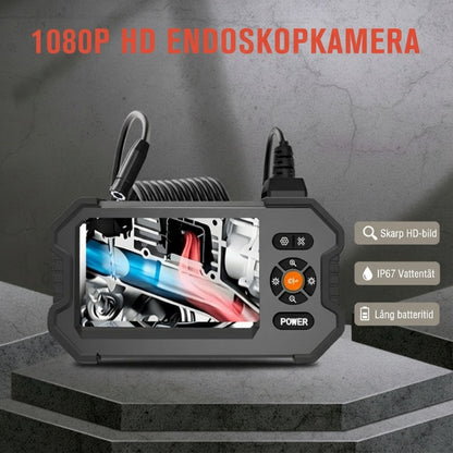 Bärbar 1080p HD-endoskopkamera med 4,3-tums skärm