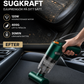 🚗50 % RABATT! Stark sugkraft utan sladd – kompakt bildammsugare för snabb rengöring