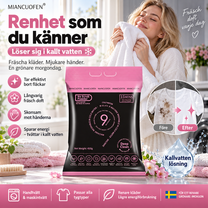 🧺 50 % RABATT! Löses upp snabbt även i kallt vatten – effektivt tvättmedel med långvarig fräsch doft 🌸