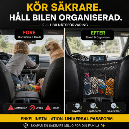 👜 Flexibel förvaring som anpassar sig efter innehållet – universell väska med elastiskt nät