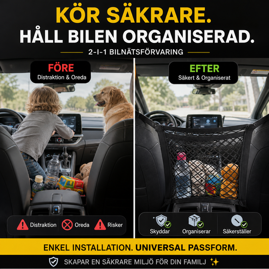 👜 Flexibel förvaring som anpassar sig efter innehållet – universell väska med elastiskt nät