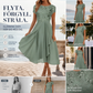 👗 50 % RABATT NU! ✨ Känn dig elegant varje dag – feminin tyllklänning med vackert fall