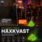 🎃 HALVA PRISET! Skapa en magisk Halloweenstämning – animerad häxa på kvast med ljus och ljud