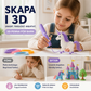 🎁 50% RABATT! ✨ Trådlös 3D-penna för barn – låg temperatur & kreativ lek överallt