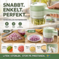 🛒 50% RABATT NU! 🔥4-i-1 portabel elektrisk skivningsuppsättning – multifunktionell för köksförberedelser ✨🥕