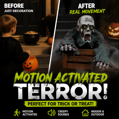👻 Skapa riktig skräckstämning – krypande Halloween-spöke som gör dekorationen levande