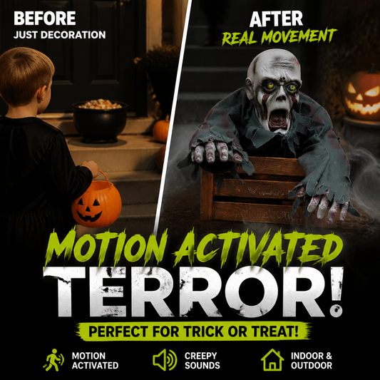 👻 Skapa riktig skräckstämning – krypande Halloween-spöke som gör dekorationen levande