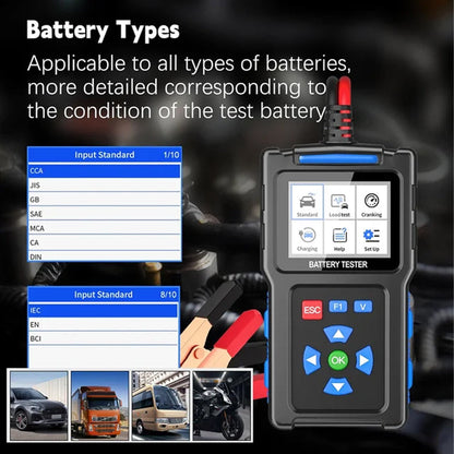 BT100 Bilbatteritestare 12V belastningstestare