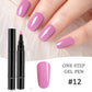 Stylo à gel pour ongles One Step🎨 Mini-lampe UV de poche offerte💡