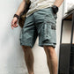 Oversized shorts med flera fickor för män
