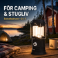 🏕️ 50% RABATT! Solcellsdriven hopfällbar 2‑i‑1‑lampa – bordslampa & ficklampa för camping, grillkvällar och utomhusfester 🔦