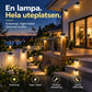 🔥🎁Köp 2 få 1 gratis🔥🌙 BEGRÄNSAT ERBJUDANDE – Få tryggare och mysigare utomhusbelysning utan kablar eller dyr installation – Vattentät solcellslampa med 3 LED