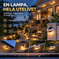 🔥🎁Köp 2 få 1 gratis🔥🌙 BEGRÄNSAT ERBJUDANDE – Få tryggare och mysigare utomhusbelysning utan kablar eller dyr installation – Vattentät solcellslampa med 3 LED