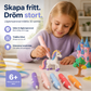 🎁 50% RABATT! ✨ Trådlös 3D-penna för barn – låg temperatur & kreativ lek överallt