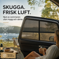 🌿 Perfekt för camping och sommarutflykter – frisk luft in, mygg och insekter ut 🦟🚗