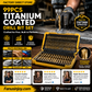 🔩 Alltid rätt borr nära till hands – 50-pack titanborrset för hem, verkstad och DIY-projekt