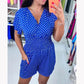2025🔥🎁Prickig jumpsuit med V-ringning