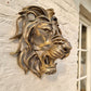 🦁Rare Find-Large Lion Head Wall Mounted Art Sculpture🎁